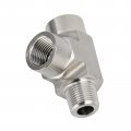 Metalwork 316 Stainless Steel Forged Pipe Fitting Street Tee Male Run 8 Npt X Female 1 2000psi 1pc