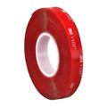 Vhb 4x8 Tape Vhb491001r Clear Double Sided Adhesive For Glass And Acrylic 1 In Width X 5 Yd Length Water Resistant Strong Film 
