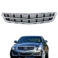 Front Bumper Grille Lower Silvery And Black Mesh 1pcs Replacement For Ats 2013-2014 