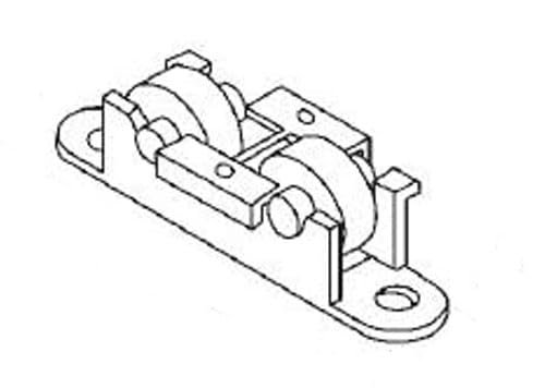 Window Roller Assembly With 17 32 In Nylon Wheel 2 Pack Part Number 900-10419