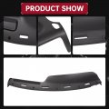 Hecasa Dash Cover Compatible With 1994-1997 Dodge Ram 1500 2500 3500 Molded Black Dashboard Cap Overlay Cover Only Not A