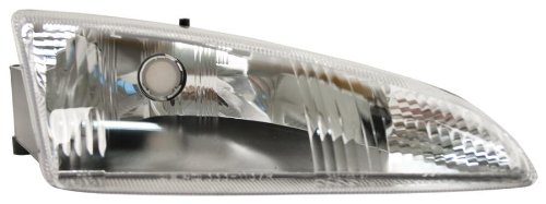 Passenger Side Headlight Assembly Composite For Dodge Intrepid Part Number Ch2503107 Clear Lens Waterproof Front Position