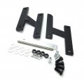 Semt- Motorcycle 5 Forward Control Extensions Compatible With 1997-2007 Vt600c Shadow Vlx Black B074mk4y46