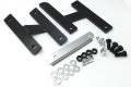 Semt- Motorcycle 5 Forward Control Extensions Compatible With 1997-2007 Vt600c Shadow Vlx Black B074mk4y46