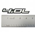 Erpart 4 0l Liter Embossed Silver On Black Highly Polished Real Aluminum Auto Emblem Badge Nameplate Compatible With Bmw Land
