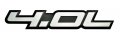 Erpart 4 0l Liter Embossed Silver On Black Highly Polished Real Aluminum Auto Emblem Badge Nameplate Compatible With Bmw Land