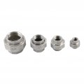 Female X Stainless Steel Ss304 Malleable Straight Union Coupling Pipe Fitting F F 1-1 4