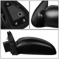 Ni1320145 Factory Style Driver Left Side Mirror Manual Adjust Compatible With Mercury Villager Quest 99-02 Textured Black