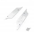 Httmt- Saddlebag Latch Cover Compatible With H-d Touring 1993-2013 Chrome Engraved Bat Billet