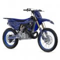 2002-2004 Fits Ufo Restyle Yz 125 Flaming Gearhead Blue Senge Graphics Complete Kit For Yamaha