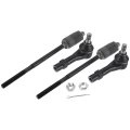 4pcs Front Inner Outer Tie Rod Ends Kit Suspension Steering End Ford Explorer 2002-2003 For Mercury Mountaineer Drag Link No 
