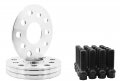 Venum Wheel Accessories 4 Pc Staggered 5x100 112 Hub Centric Spacers 5 Mm 10 Black Ball Seat 14x1 5 Lug Bolts For Volkswagen 