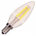 Satco 09922 3 5w Ctc Led 27k Cl 120v S9922 Candle Led Light Bulb 