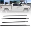 Weatherstrip Window Moulding Trim Seal Belt Kit For Dodge Ram 1500 2009 2023 2500 3500 2010 4500 5500 2011 2022 4 Piece Set 
