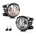 Front Fog Lights Clear Lens Black Housing Lamp Left And Right