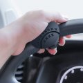 Geinnova Car Steering Wheel Spinner Driving Knob Ball Silicone Matte Non-slip Universal For Boat Cars Trucks Baseball Black