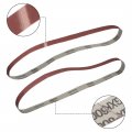 Uxcell 1 X 42 600 Grit Sanding Belt Aluminum Oxide Sandpaper Belts For Portable Strip Sander Wood Finishing Metal Drywall
