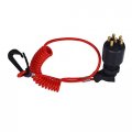 Wflnhb Ignition Switch With Lanyard Fit For Johnson Evinrude Boat Omc Brp Outboard Motor