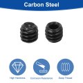 Socket Set Screws 20pcs M2x2mm Metric -carbon Steel Hex Headless Cup Point Grub For Repairing Compact Instruments Machinery And