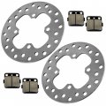 Caltric 2 Front Brake Disc Rotor Compatible With Honda Rancher 420 Trx420fa 4x4 2014 2015 2016 2017 2018 2019 2020 2021 2022