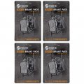 Niche Brake Pad Set For Ktm 250 300 450 200 Exc Mxc Husqvarna 701 Enduro Supermoto 75013090000 Rear Semi-metallic 4 Pack