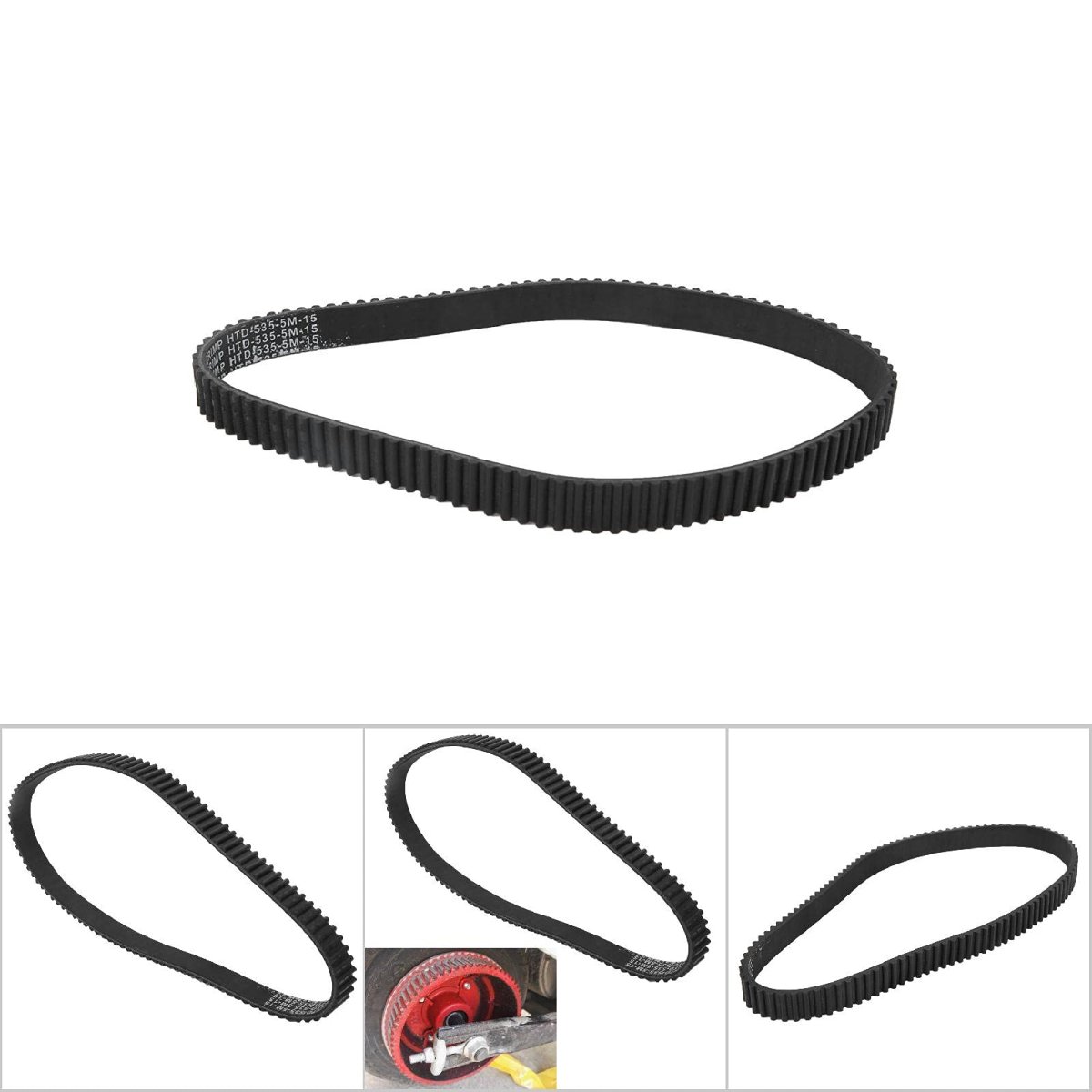 Drive Belt 535 5m 15 Driving Plastic Band Sory For E Scooter Electric Black