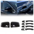 Mirror Covers Door Handle For 2011-2020 Jeep Grand Cherokee Dodge Durango 