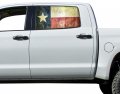 2x 21 X 23 Universal Texas Flag Window Tint Perforated Vinyl Fits Nissan Ford Dodge Chevy Toyota Trucks 