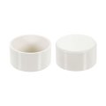 2pcs Pvc Pipe End Cap Fitting 3 Furniture Grade Plug Adapter Socket Fittings For Sewer Drain Connections Garden Diy White 