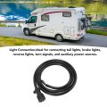 7 Pin Trailer Plug Inline Wire Harness 8ft Stable Signal Transmission Light Wiring Cord For Rv Caravan Fitment Suitable Truck