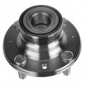 A-premium Rear Wheel Bearing And Hub Assembly With 4-lug Compatible Mitsubishi Mirage 1997 1998 1999 4-wheel Abs Only Replace