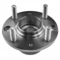 A-premium Rear Wheel Bearing And Hub Assembly With 4-lug Compatible Mitsubishi Mirage 1997 1998 1999 4-wheel Abs Only Replace