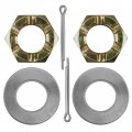 Caltric 2x Clutch Washer And Rear Axle Castle Nut Compatible With Polaris Ranger 2x4 500 2007-2009 4x4 2007-2010