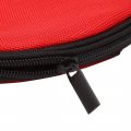 Uxcell Red Nylon Zipper Closure Car 20 Disc Cd Dvd Carry Case Holder Storage Bag Wallet