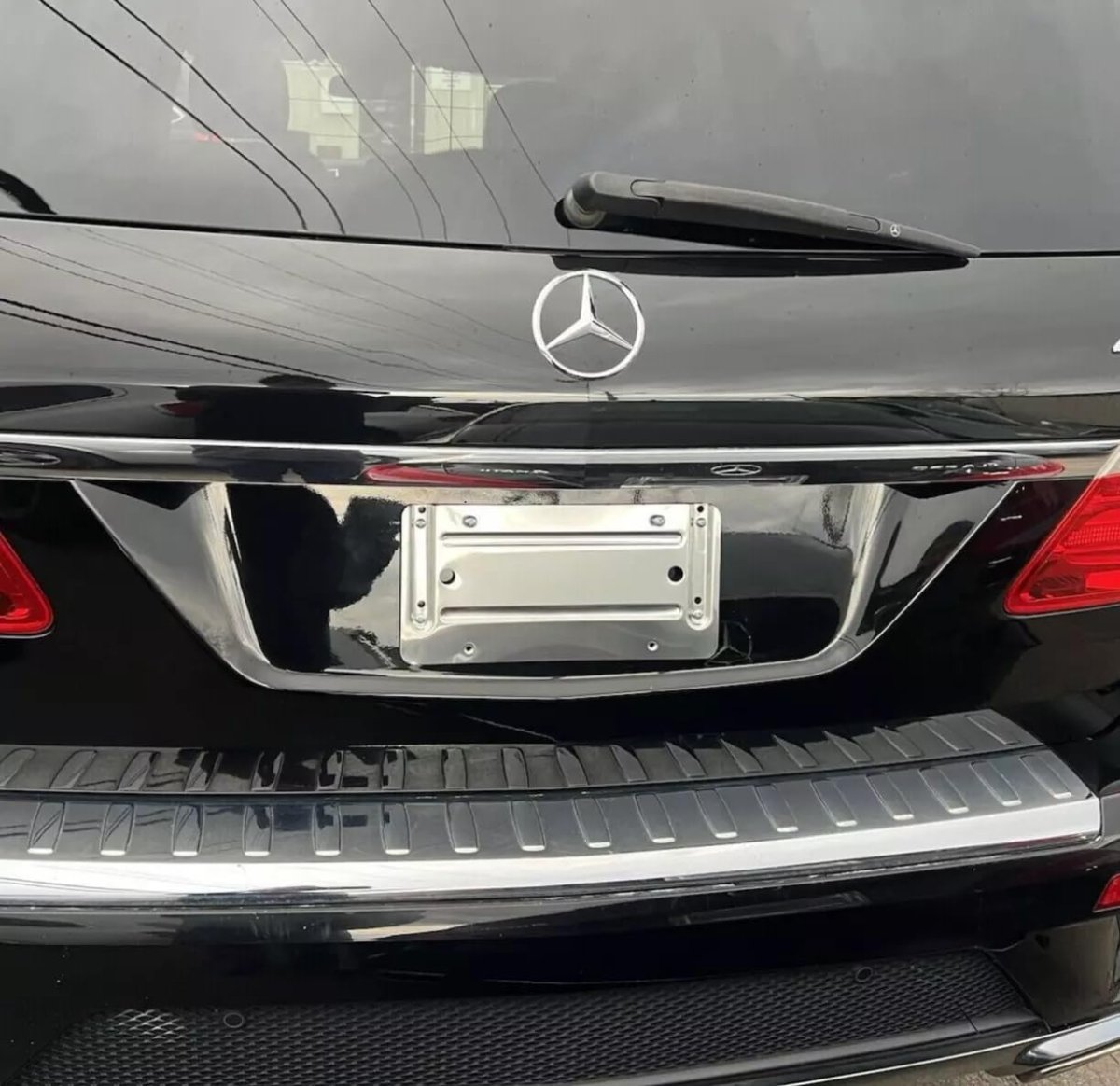 Rear License Plate Bracket For Mercedes Benz Sprinter Metris Vito 2007 2025 Stainless Steel Tag Holder With 8 Screw Bolts 6 In