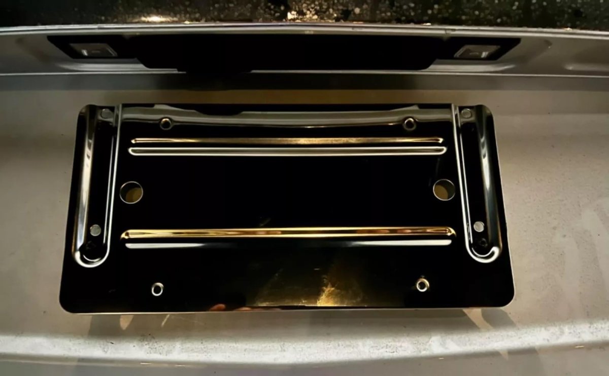 Rear License Plate Bracket For Mercedes Benz Sprinter Metris Vito 2007 2025 Stainless Steel Tag Holder With 8 Screw Bolts 6 In