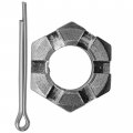 Caltric Rear Wheel Castle Nut With Pin Compatible Suzuki Quadrunner 250 Ltf250 1988 1989 1990