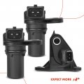 A-premium 3-pc Engine Camshaft Crankshaft Position Sensor Compatible With Ford Mustang 2005 3 2l Replace Zzp267082 5l2z6b288a