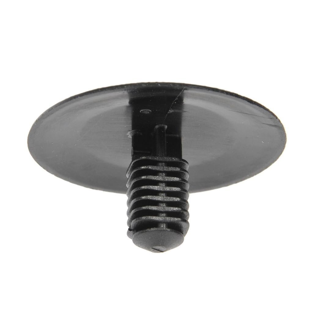 Hood Insulation Retainers Plastic Material Black Round Shape 0 23 Inches Fastener Hole Size  Millimeters Head Diameter 0 Mount