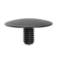Hood Insulation Retainers Plastic Material Black Round Shape 0 23 Inches Fastener Hole Size  Millimeters Head Diameter 0 Mount