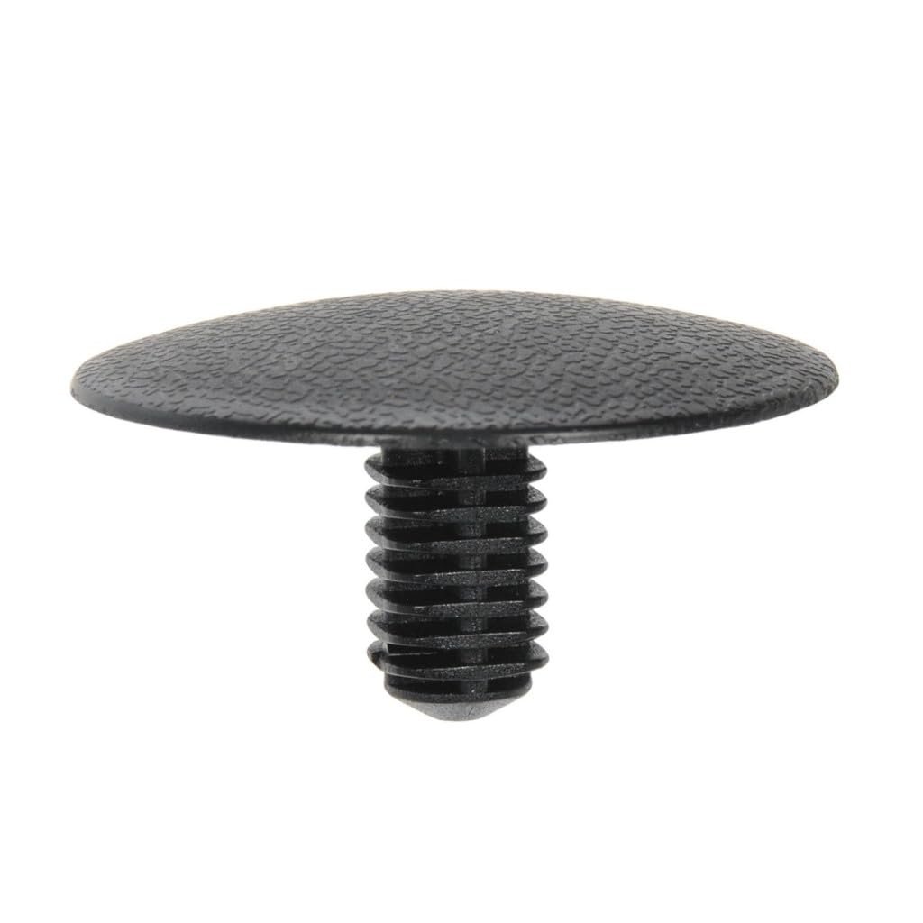 Hood Insulation Retainers Plastic Material Black Round Shape 0 23 Inches Fastener Hole Size  Millimeters Head Diameter 0 Mount