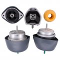 Applianpar Engine Motor Transmission Mounts Kit For Audi A4 Vw Passat Torque Bushing Rubber Nub Set Of 5