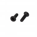 Uxcell M1 6x6mm Grade 10 9 Countersunk Flat Head Hex Socket Cap Screw Black 50pcs