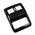 Interior Rear Seat Air Condition Vent Outlet Cover Trim For Nissan Rogue 2021 2022 2023 2024 2025 2026 Carbon Fiber Black Abs 