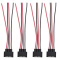 4 Pcs 90980-11885 Ignition Coil Female Connector Plug Harness For Toyota Camry Highlander Rav4 Solara Matrix Corolla And Lexus 