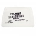 Polaris Atv Reflector Decal Left Red Genuine Oem Part Qty 1