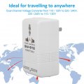 100w Power Converter Ac110v 120v To 220v 240v Step-up Down Voltage Travel Adapter Transformer