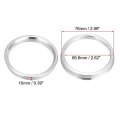 X Autohaux 4pcs Od 76mm To Id 66 6mm Aluminum Alloy Car Auto Hub Centric Rings Wheel Bore Center Spacer Replacement