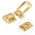 Uxcell Toggle Catch Lock 48mm Retro Decorative Golden Hasp W Screws For Suitcase Chest Trunk Latch Clasp Pack Of 5