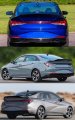 R Style High Kick Duckbill Gloss Black Trunk Lid Spoiler Wing Compatible With 2021-2023 Hyundai Elantra